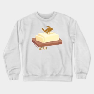 Snowboard Butter Carving | Brighton Utah Crewneck Sweatshirt